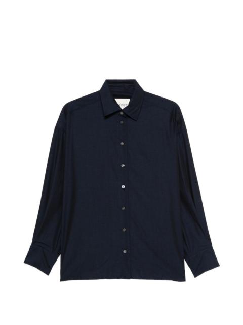 buttoned long-sleeve shirt
