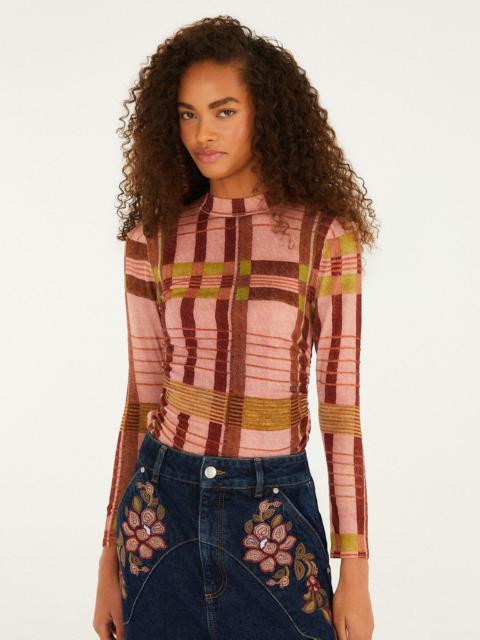 Thalita Long-Sleeve Knitted Top
