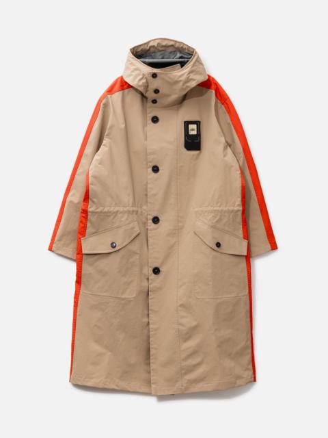 LONG COLOUR BLOCK PARKA