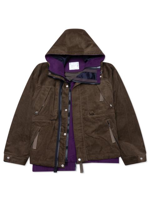 CORDUROY BLOUSON - KHAKI