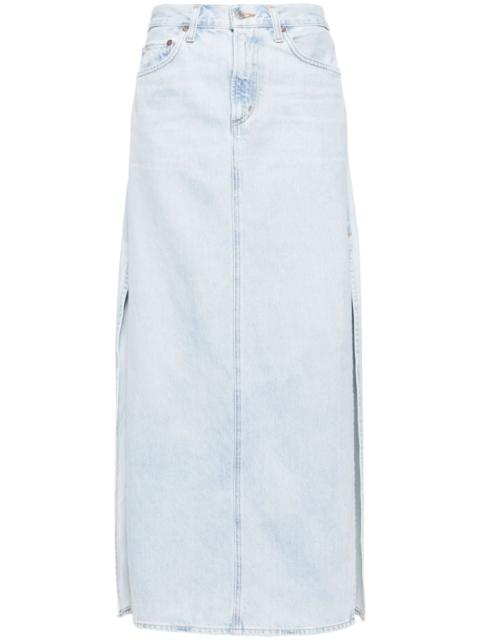 Astrid denim maxi skirt