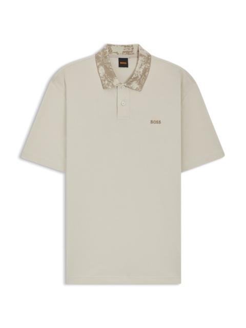 RELAXED-FIT POLO SHIRT IN COTTON PIQUÉ WITH LOGO