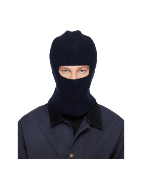 Navy Virgin Wool Balaclava