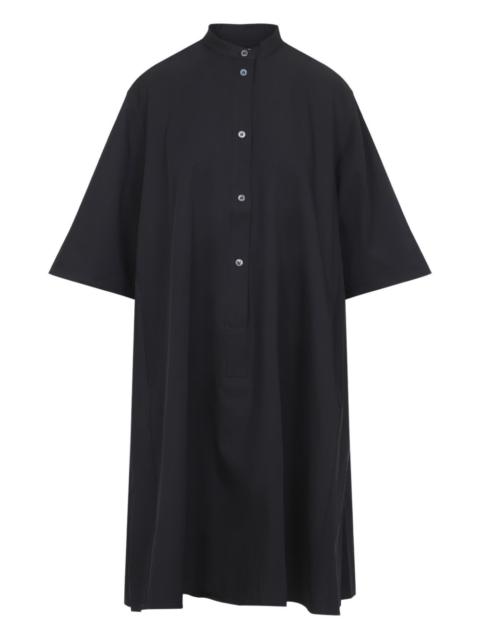 buttoned shirt midi dress