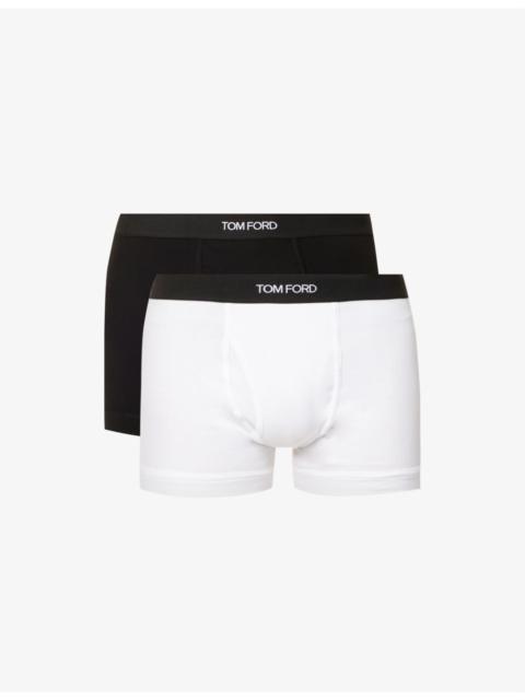 Classic stretch-cotton boxers pack of two