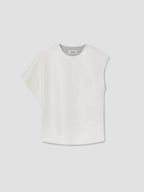 CORRINE TEE (VEGAN LEATHER) IN COLLAGEN