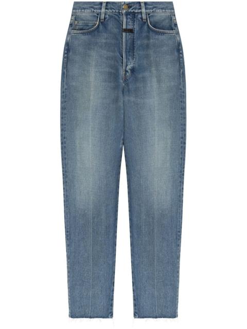 logo straight-leg jeans