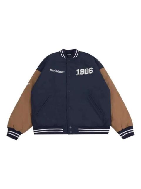 New Balance Vintage Varsity Jacket 'Navy Tan' AMJ34309-ECL