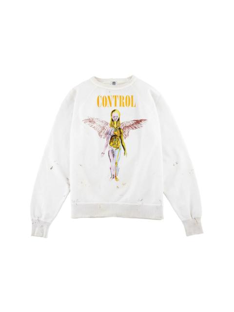 Saint Mxxxxxx Angel Crewneck White