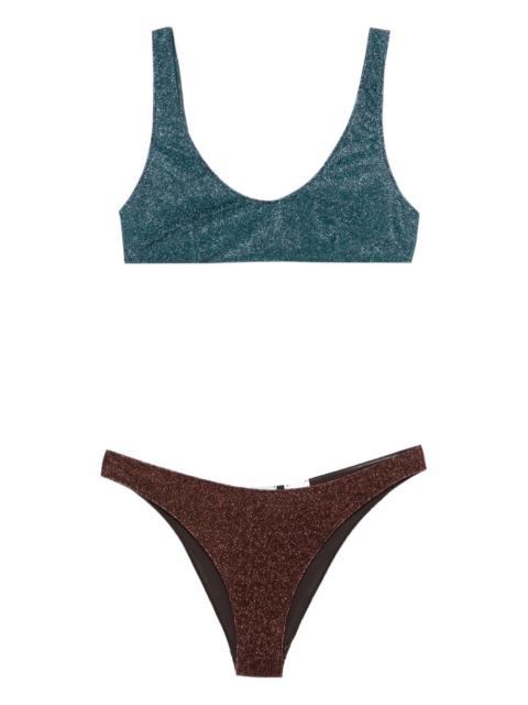 shimmer two-piece swimwear