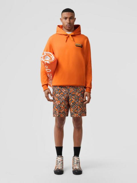 Logo Appliqué Cotton Hoodie