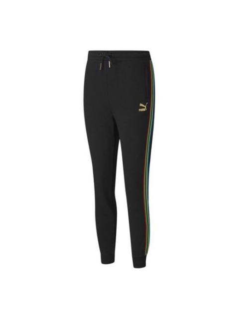 (WMNS) PUMA World Resonance Series Drawstring Knitted Trousers 599062-51