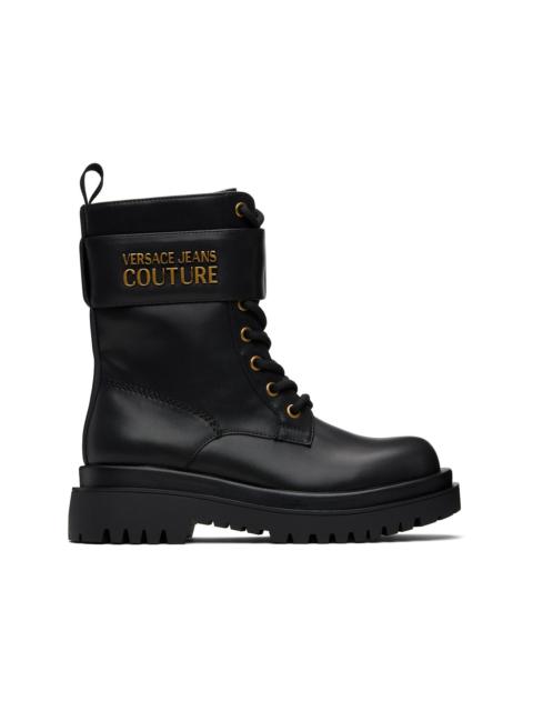 Black Logo Hardware Boots