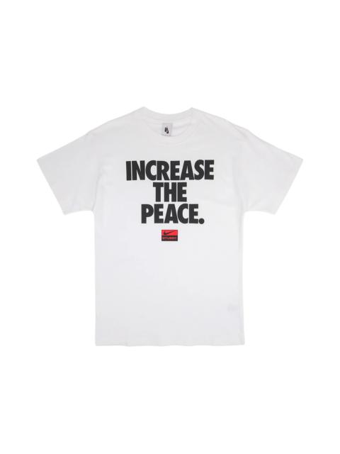 Nike x Stussy Increase The Peace Tee White