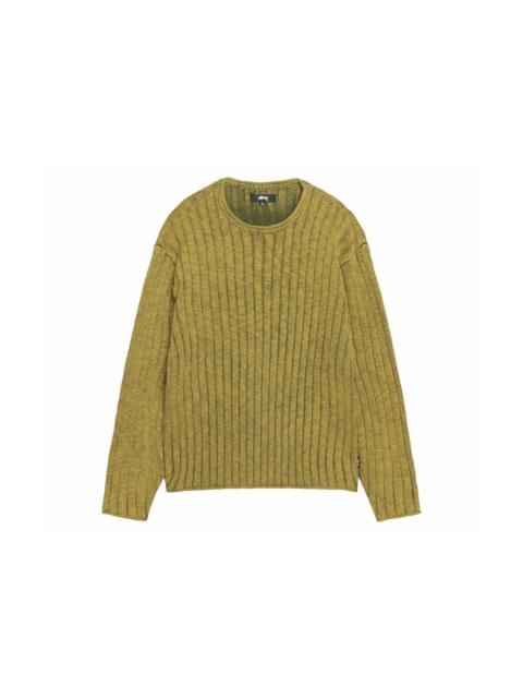 Stussy Cotton Slub Rib Crew Green