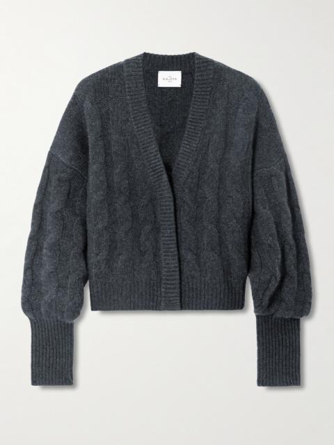 Baulieu Cable-knit Organic Cashmere Cardigan