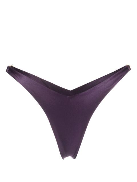 logo-hardware bikini bottoms