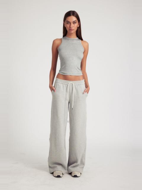 HEATHER GREY BAGGY SWEATPANTS