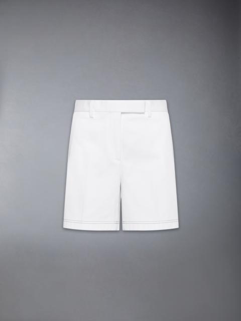 COTTON GABARDINE CHINO SHORTS