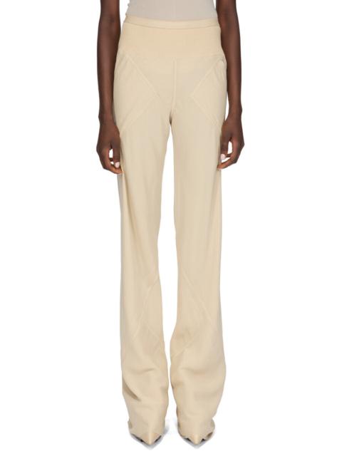 Bias Silk-crepe Wide-leg Pants