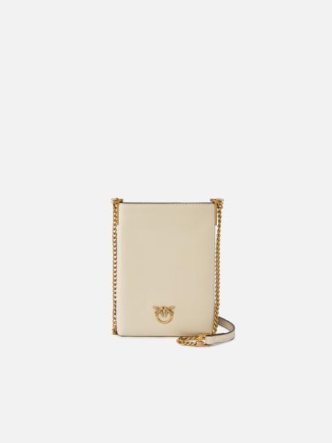 LEATHER SMARTPHONE CASE WITH SHOULDER STRAP