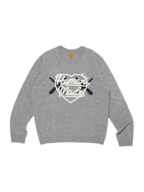 Human Made x KAWS Knit Sweater Grey