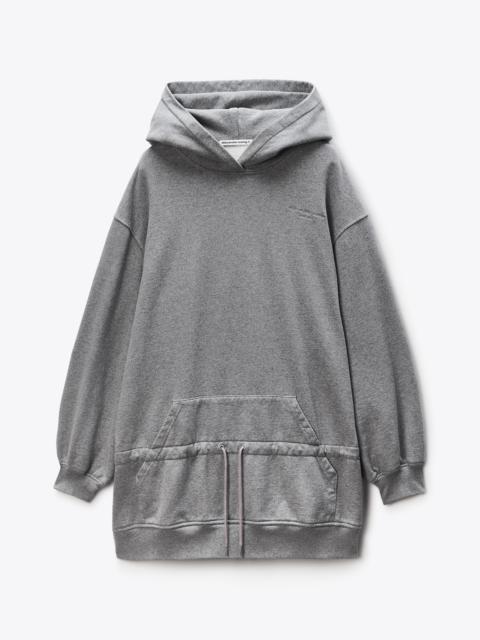 Dropped Waist Hoodie Dress