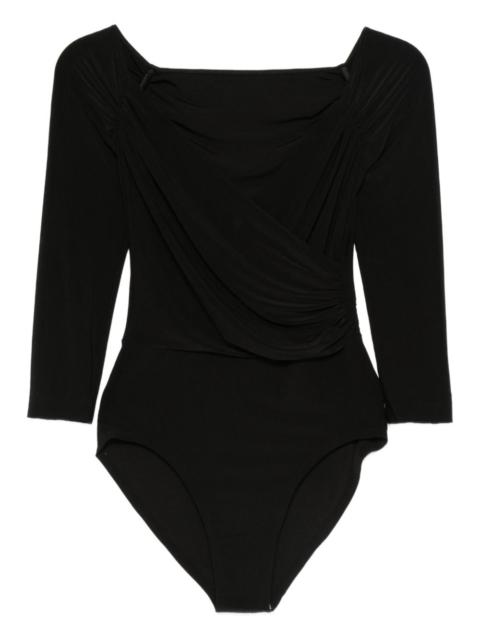 draped bodysuit