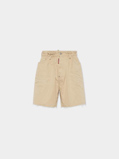 RIPPED CHINO WASH BIG BROTHER SHORTS