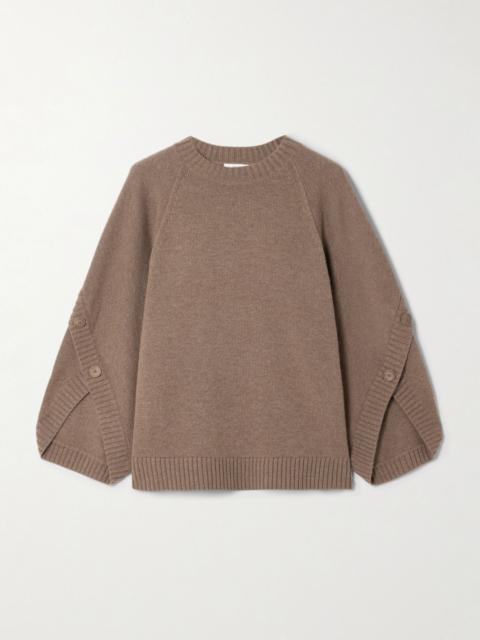 Ampex wool and cashmere-blend sweater Brown