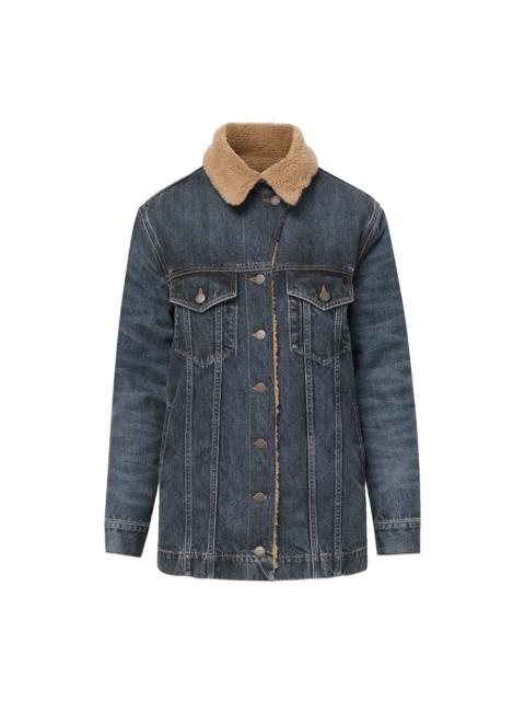 DONNA SHERPA DENIM JACKET