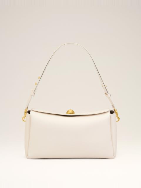WHITE COW LEATHER CARROUSEL MEDIUM BAG