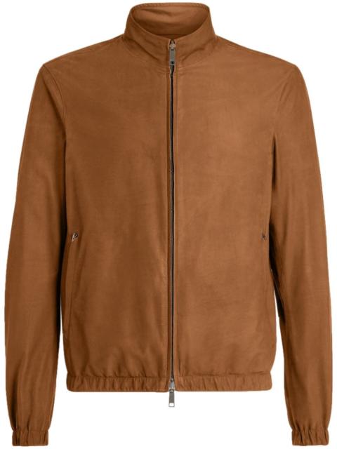 reversible suede jacket