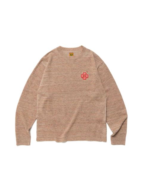 Human Made Linen Blend Knit Sweater Pink