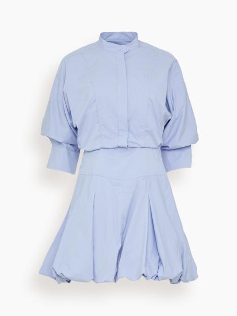 Effie Bubble Mini Dress in French Blue