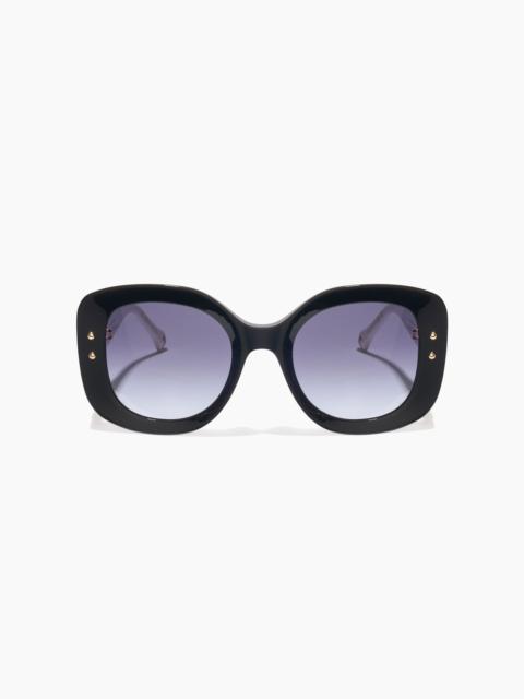 Oversized Sunglasses With Chain