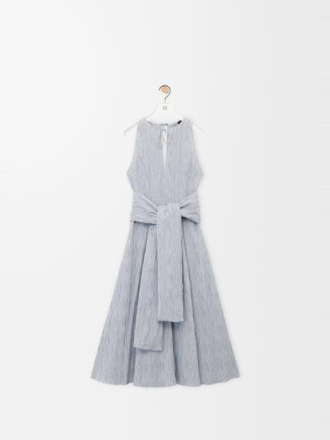 Wrap dress in cotton blend