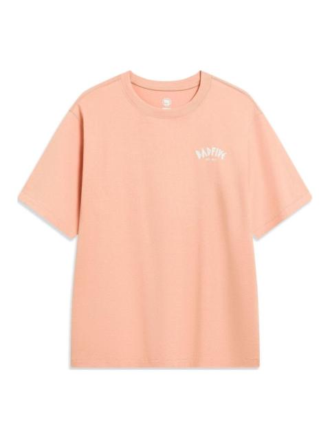 Li-Ning BadFive Force A Turnover Graphic T-shirt 'Light Orange' AHST289-7