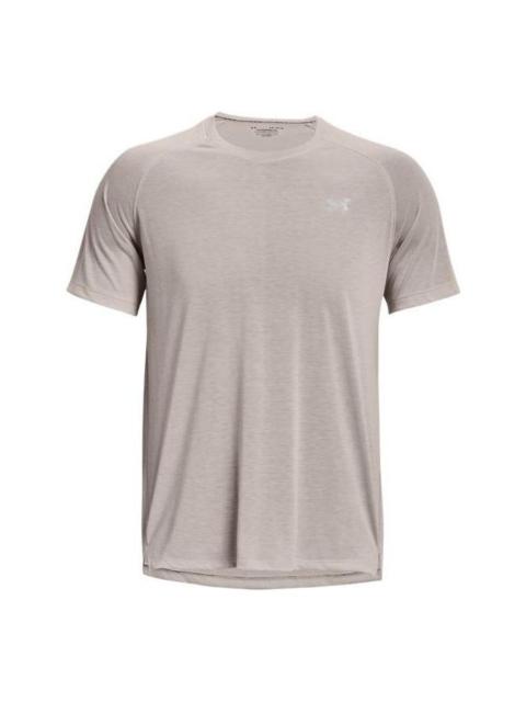 Under Armour Streaker Running T-Shirt 'Beige Grey' 1361469-592