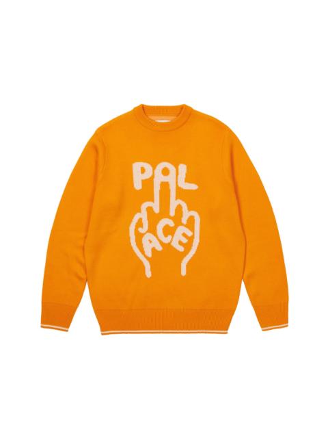 Palace Finger Up Knit Orange