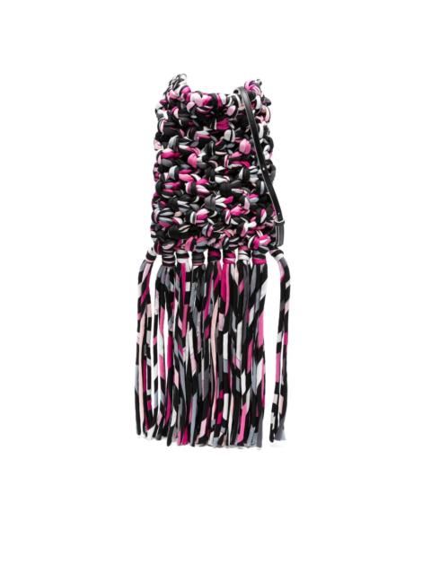 knitted cross body bag