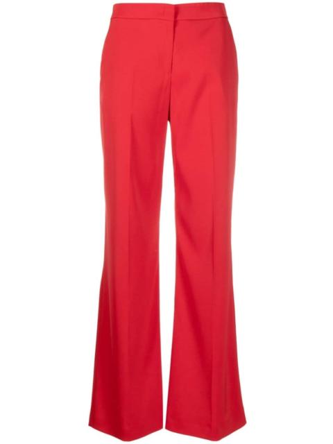 flared tailored trousers