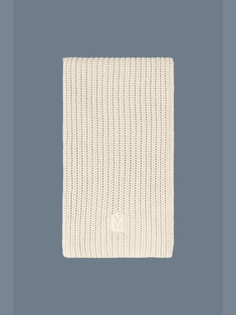 NELL Rectangular merino wool scarf