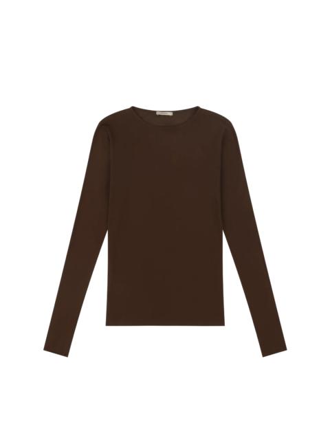 SHEER LONG SLEEVE BRUNETTE