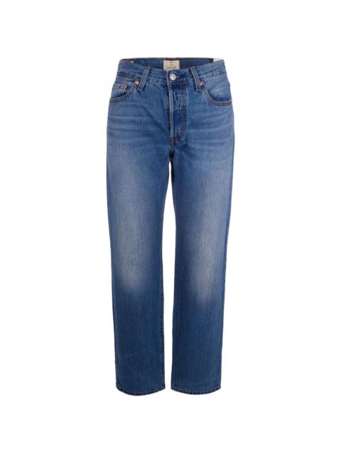 belt-loops straight jeans