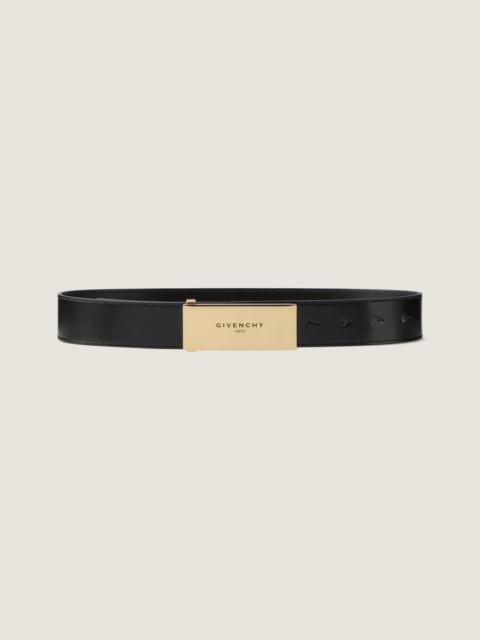 LABEL BELT IN BOX LEATHER
