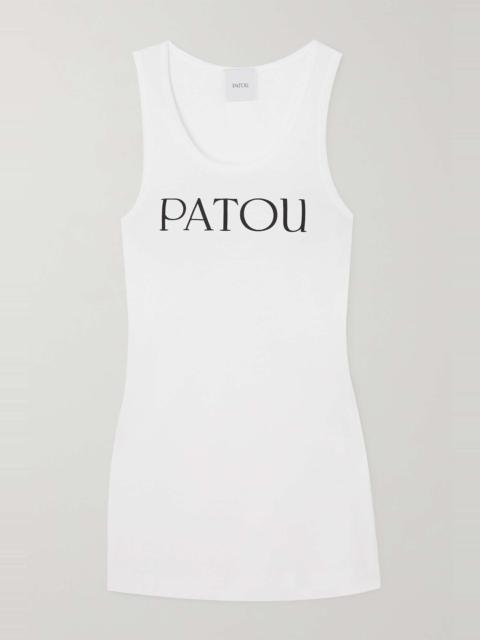 Iconic printed cotton-jersey tank