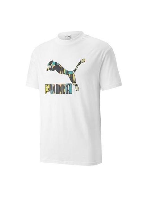 PUMA Big Logo Tee 'White' 535384-02