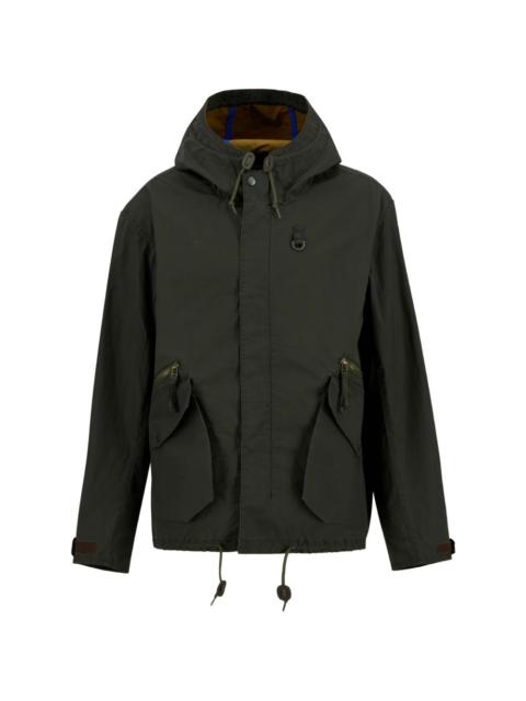 Westoe hooded pocket cotton jacket