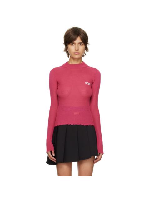 Pink 'GCDS' Turtleneck